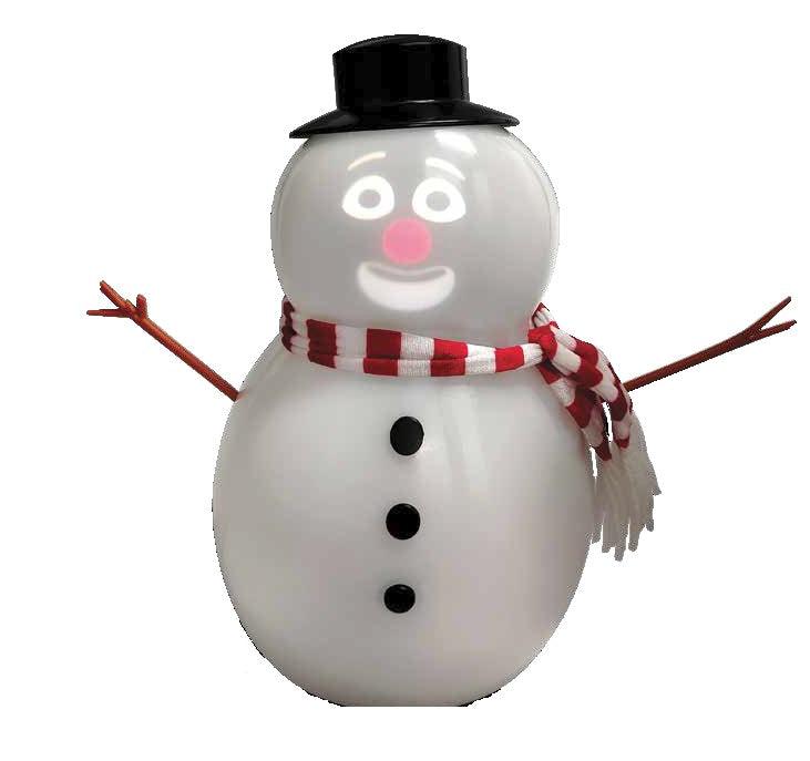 FrostByte Talking Animated Blink Snowman with Built in Projector & Speaker Plug'n Play
