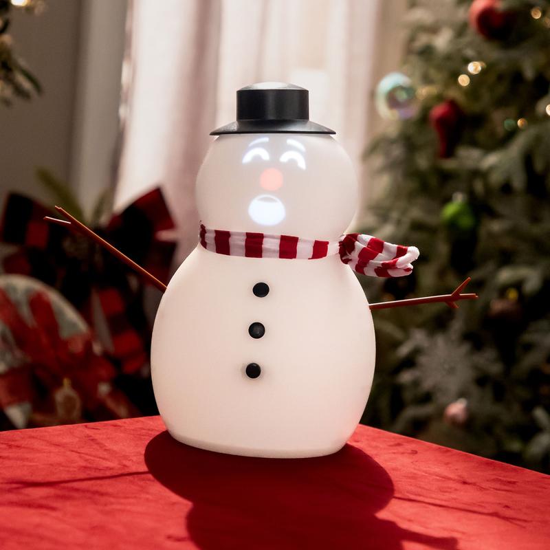 FrostByte Talking Animated Blink Snowman with Built in Projector & Speaker Plug'n Play