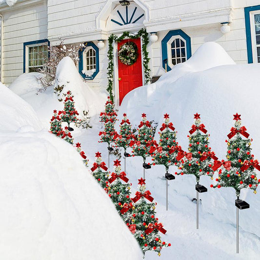 1-Pack Solar Cedar Tree Lights – Outdoor Waterproof Garden & Yard Decoration for Christmas and Year-Round Use