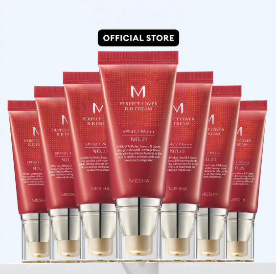 Perfect Cover BB Cream SPF 42 PA+++ – Flawless Coverage & Brightening Moisture (50ml)